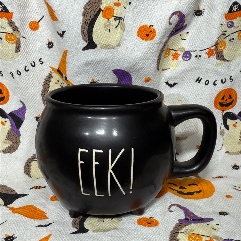 Rae Dunn Black EEK! Mug